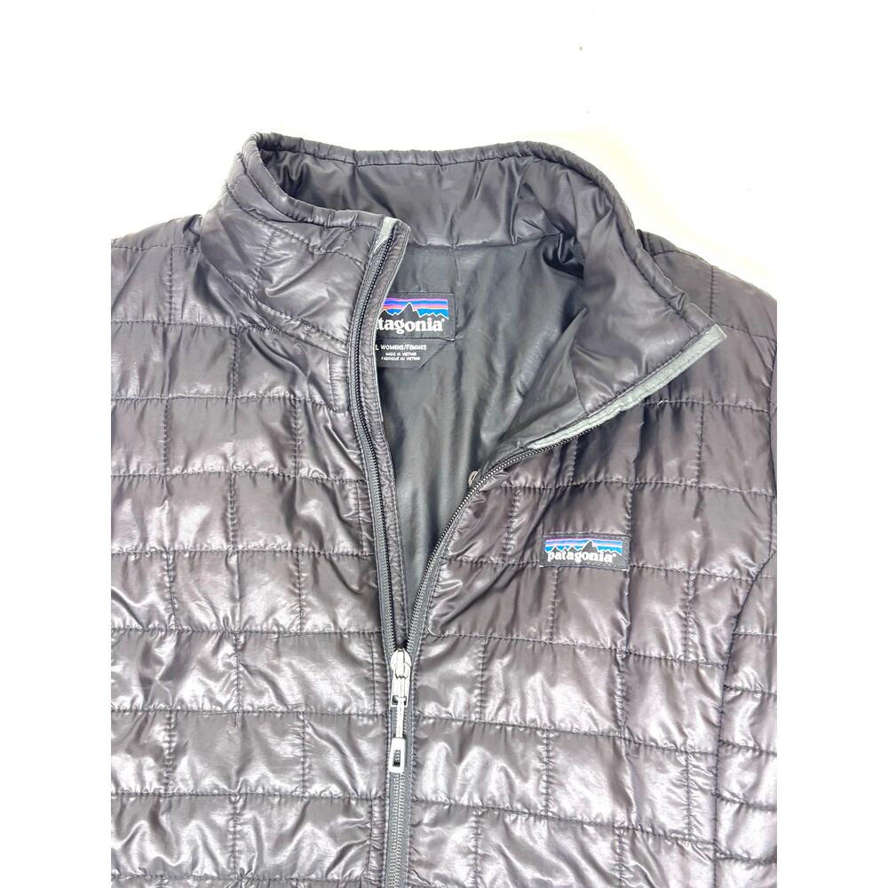 Patagonia Womens Black Nano Puff Jacket L - Picture 2 of 9